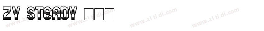 ZY Steady字体转换